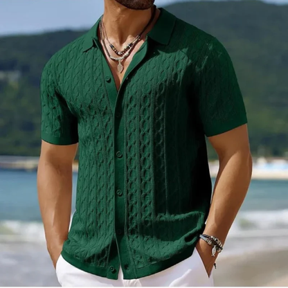 Lorenz | Herren Poloshirt Für Sommer Mit Knopfleiste