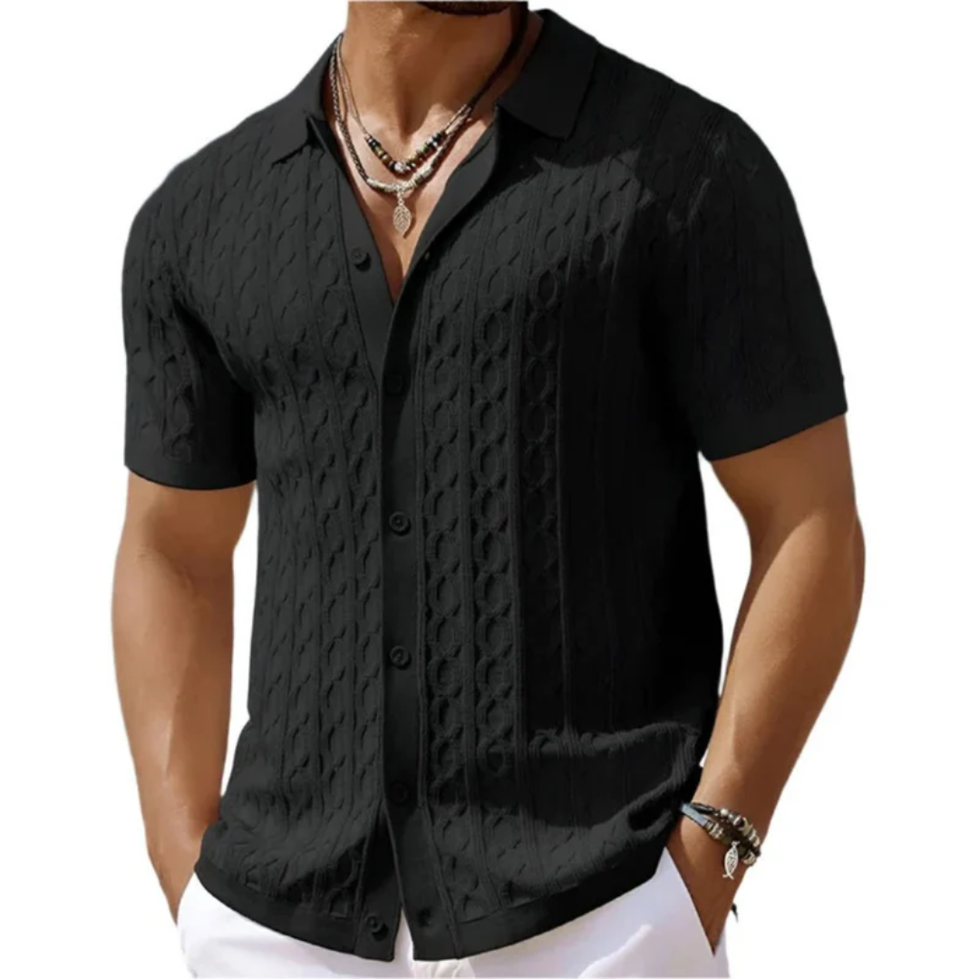 Lorenz | Herren Poloshirt Für Sommer Mit Knopfleiste