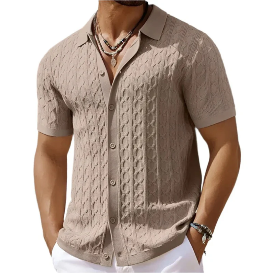 Lorenz | Herren Poloshirt Für Sommer Mit Knopfleiste