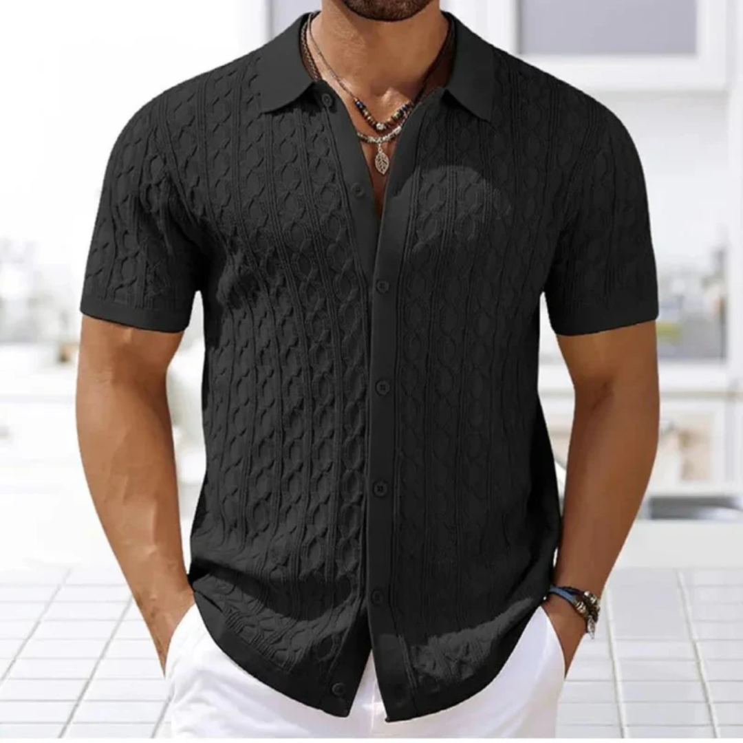Lorenz | Herren Poloshirt Für Sommer Mit Knopfleiste
