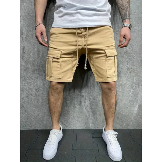 Lothar | Herren Cargo Shorts Für Strand Mit Kordelzug