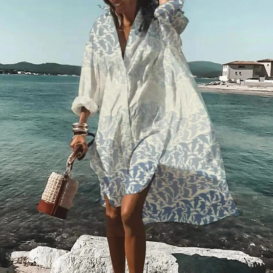 Lotte | Damen Sommerkleid Midi Mit Print