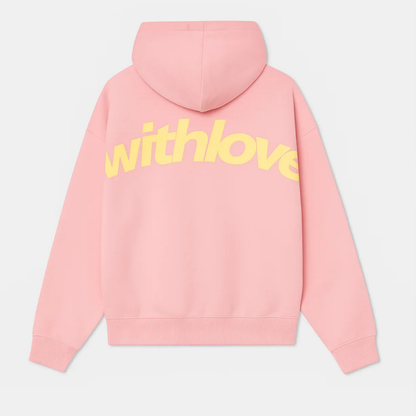 Women's With Love Hoodie | Oversized Winter Streetwear