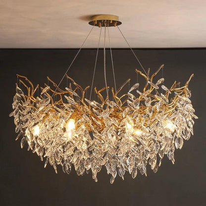 Kristallen Plafondlamp Rechthoek LED G9 Luxe Kroonluchter Woonkamer | Restfield