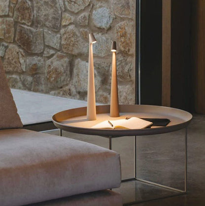 Nordic Wireless LED Table Lamp with Adjustable Touch-Control Lighting for Modern Homes