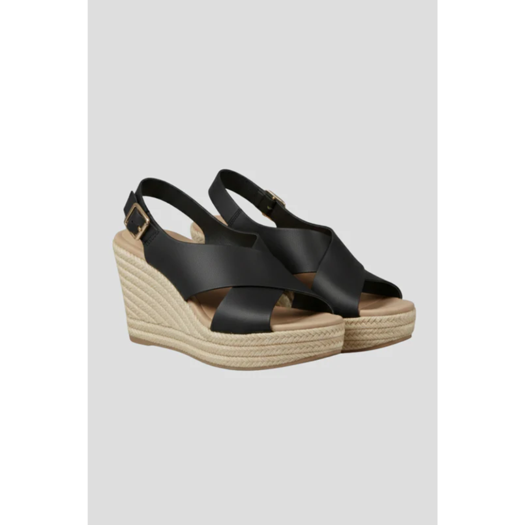 Ella | Damen Sommer Keil Sandalen Für Urlaub