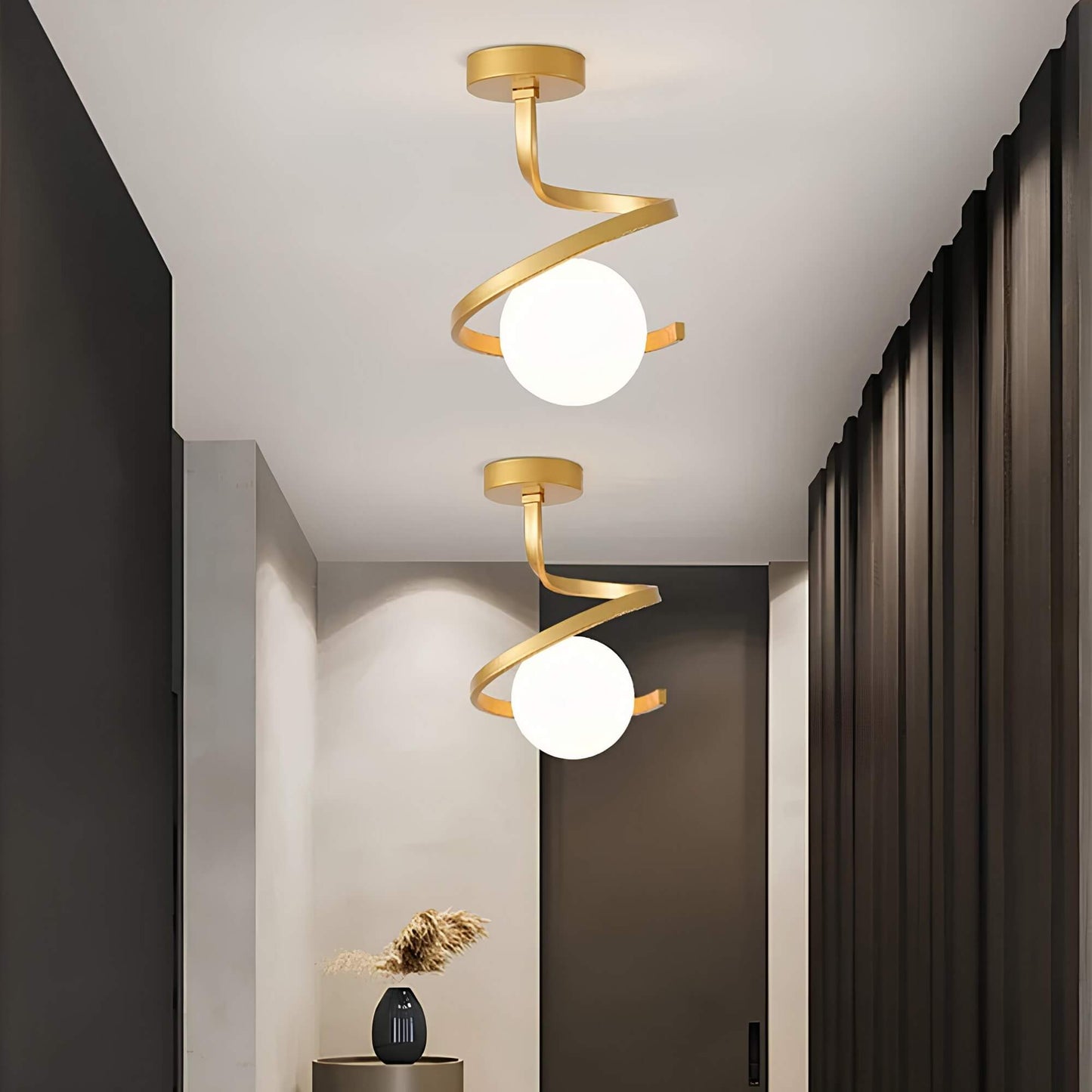 Tavon LED Deckenlampe | Luxuriöses Design | Warmes Licht | Aluminium & Acryl