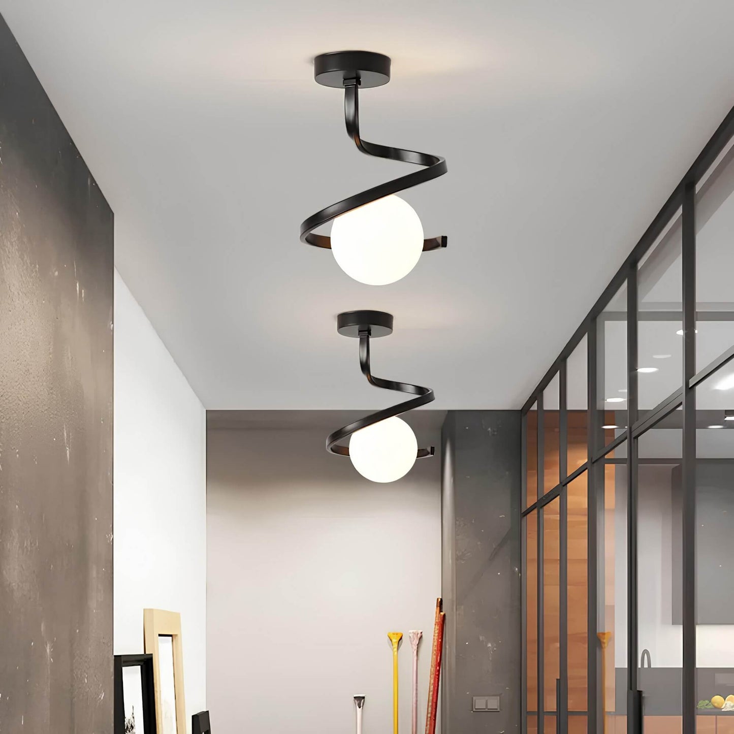 Tavon LED Deckenlampe | Luxuriöses Design | Warmes Licht | Aluminium & Acryl