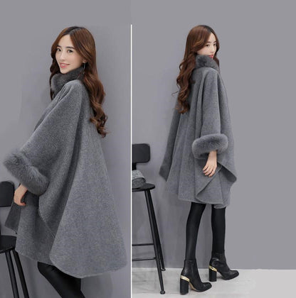 Luxurious Cashmere Coat | Unique Design & Warmth-Gray-S-State of Style