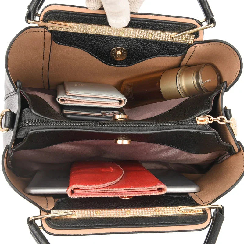 Shoulder Bag | Large, Leather | Women's Spacious Elegant Bag