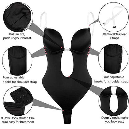 LuxuryBody+™ BH Backless Bodysuit