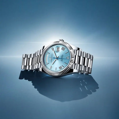 Luxe Heren Automatische Horloge – RVS, zelfopwindend, kalenderfunctie – Stijl voor elke gelegenheid
