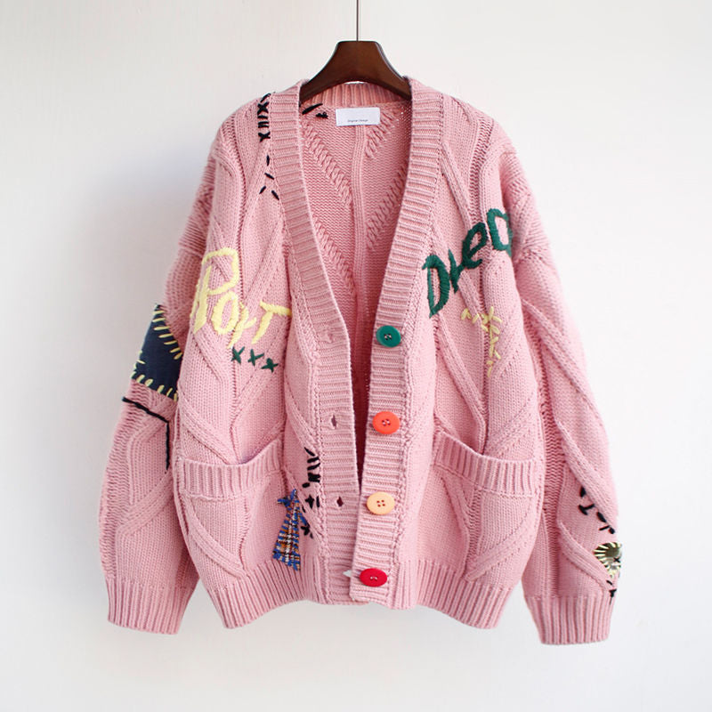 Madeliens Sweater | Women's Cosy Knit Sweater-Pink-S-State of Style