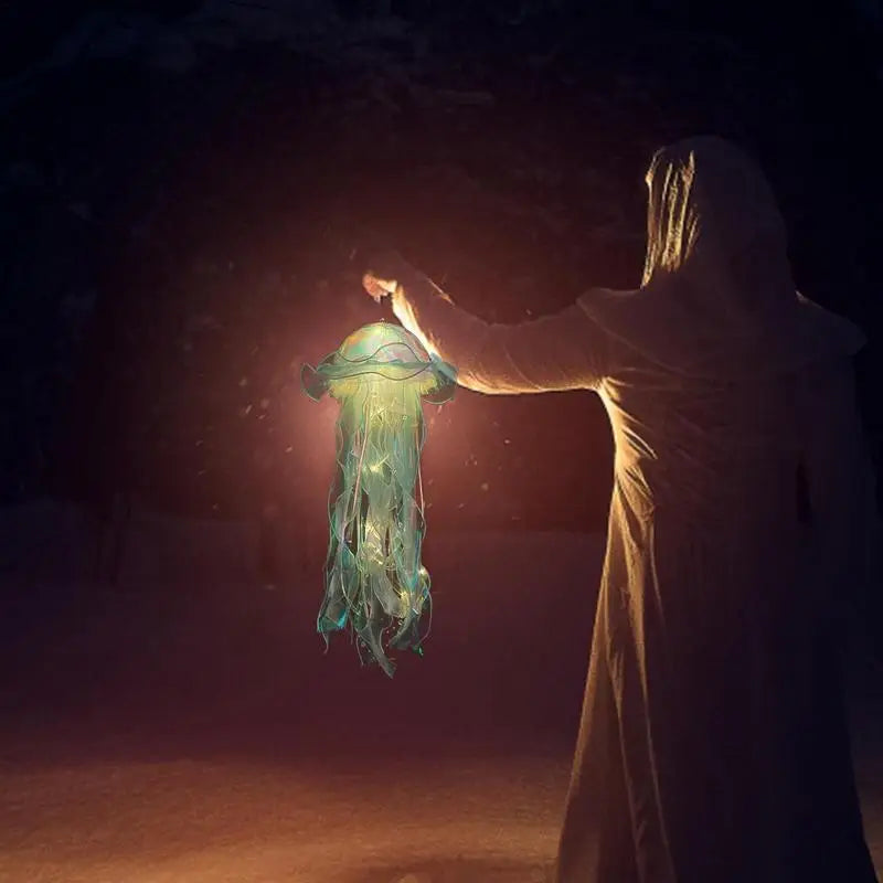 Magiczna lampa dziecięca ze zwierzęciem morskim - GlowFish-Fioletowy-Trend Polska