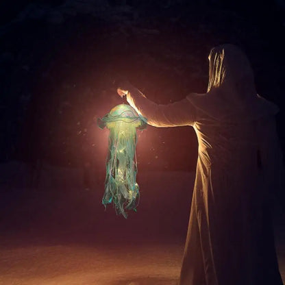 Magiczna lampa dziecięca ze zwierzęciem morskim - GlowFish-Fioletowy-Trend Polska