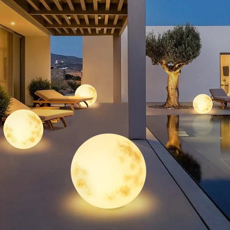 Magiczna Lampa Ogrodowa Księżycowa - LunaGlow-20 cm-Trend Polska