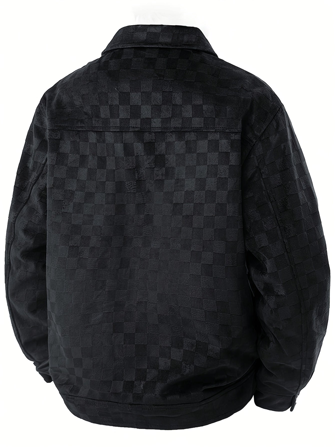 Mavrick Karierte Wildlederjacke