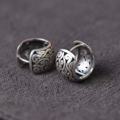 Mayani – Ohrringe aus Sterlingsilber mit Relikt-Motiv