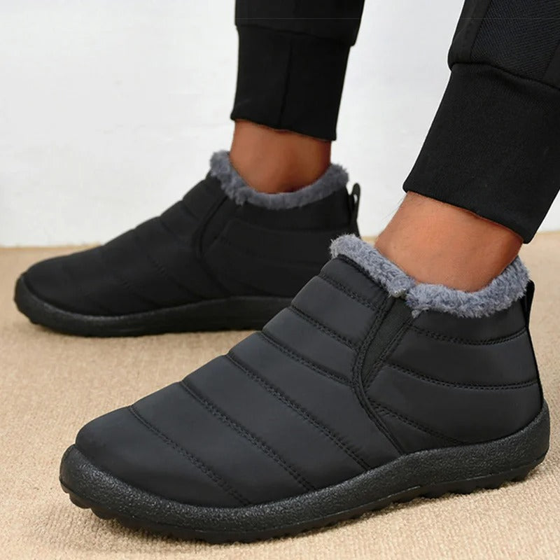 Tom Hollinger | Herren Slip-On Stiefel mit Fellfutter