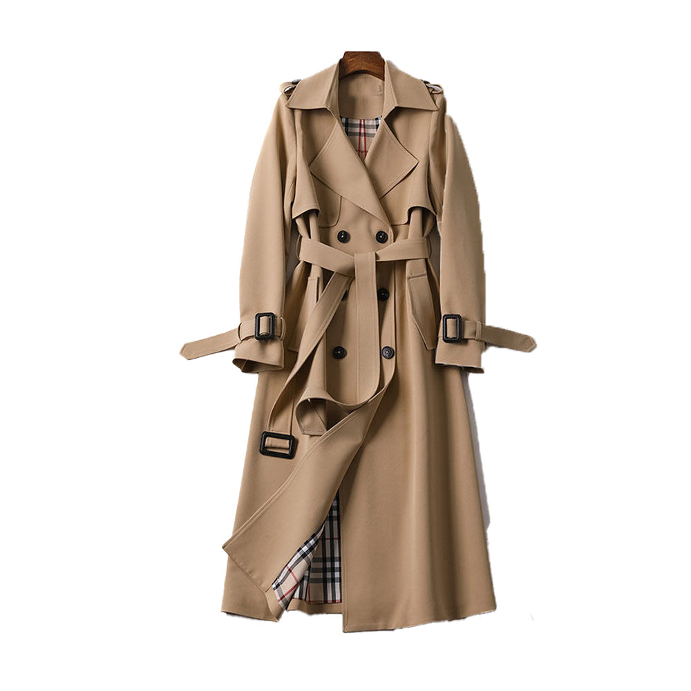 Emily | Women’s Double-Breasted Belted Trench Coat - Image 1