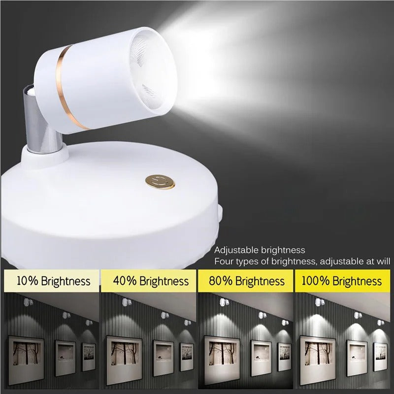 1+1  GRATIS | BrightGlow™ - Draadloze LED-spot [Laatste dag korting]