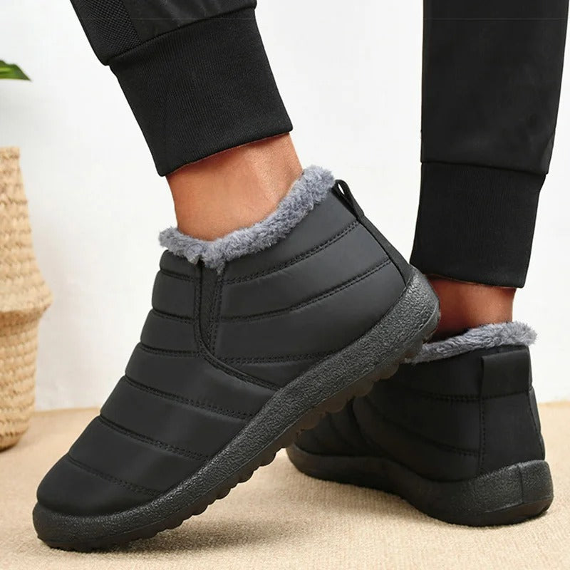 Tom Hollinger | Herren Slip-On Stiefel mit Fellfutter