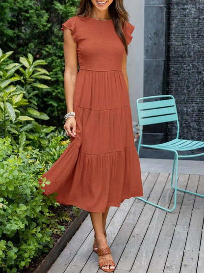 Amélia – Robe couvrante effet ventre plat