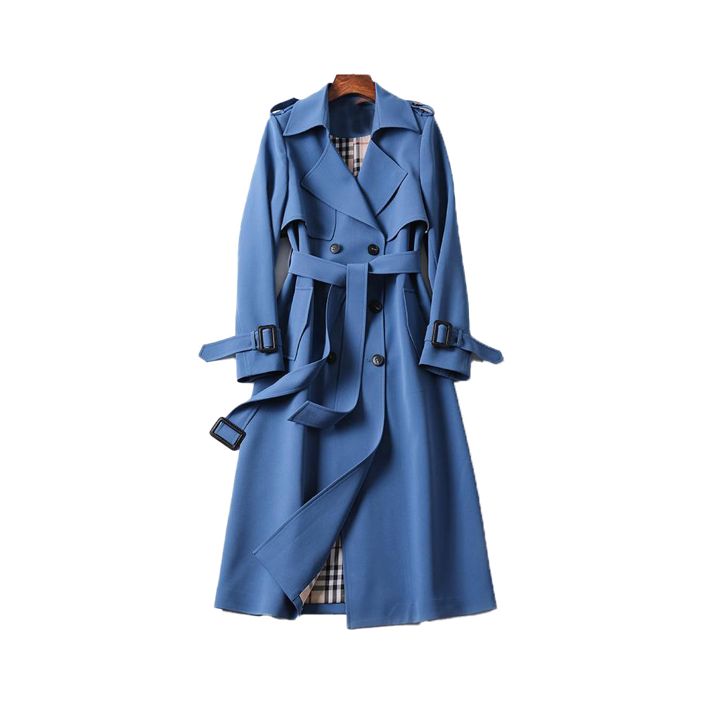 Emily | Women’s Double-Breasted Belted Trench Coat - Image 4