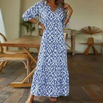 Women's V-Neck Maxi Dress