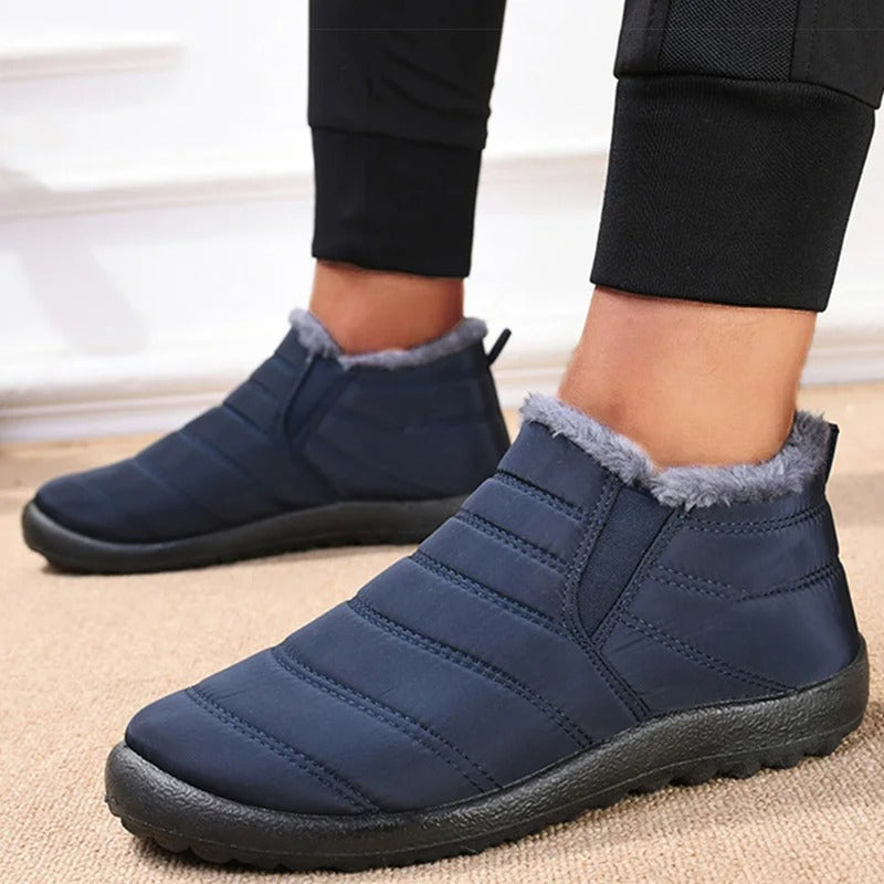 Tom Hollinger | Herren Slip-On Stiefel mit Fellfutter