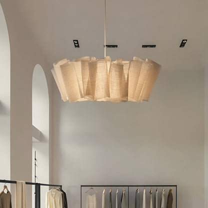 Solmara - Nordic Crème Stoffen Hanglamp