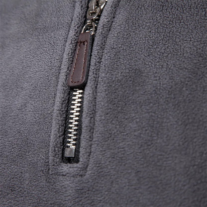 Herren Freizeit Pullover | Viertel Reißverschluss