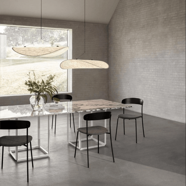 Japandi Stijl Zijden Hanglamp Kroonluchter