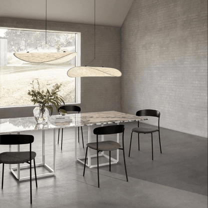 Japandi Stijl Zijden Hanglamp Kroonluchter