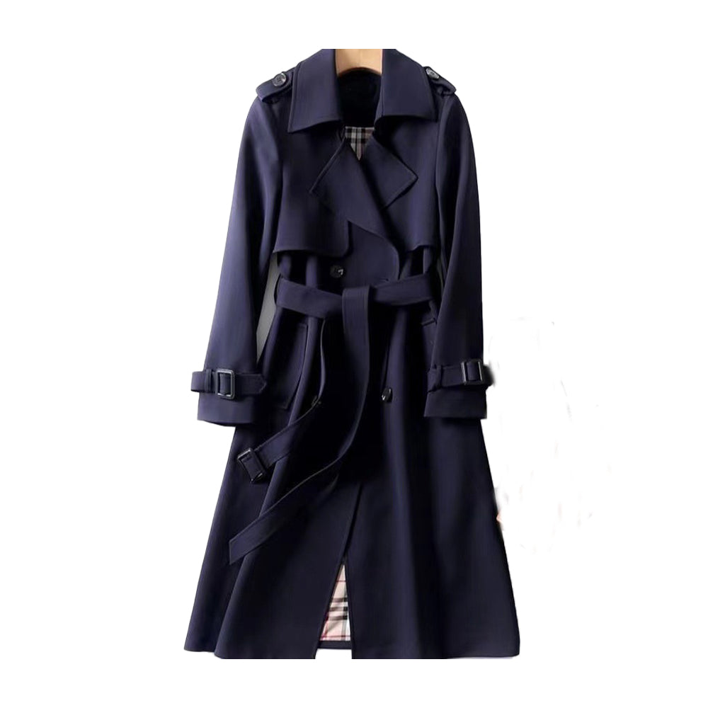 Emily | Women’s Double-Breasted Belted Trench Coat - Image 3