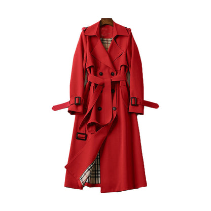 Emily | Women’s Double-Breasted Belted Trench Coat - Image 6