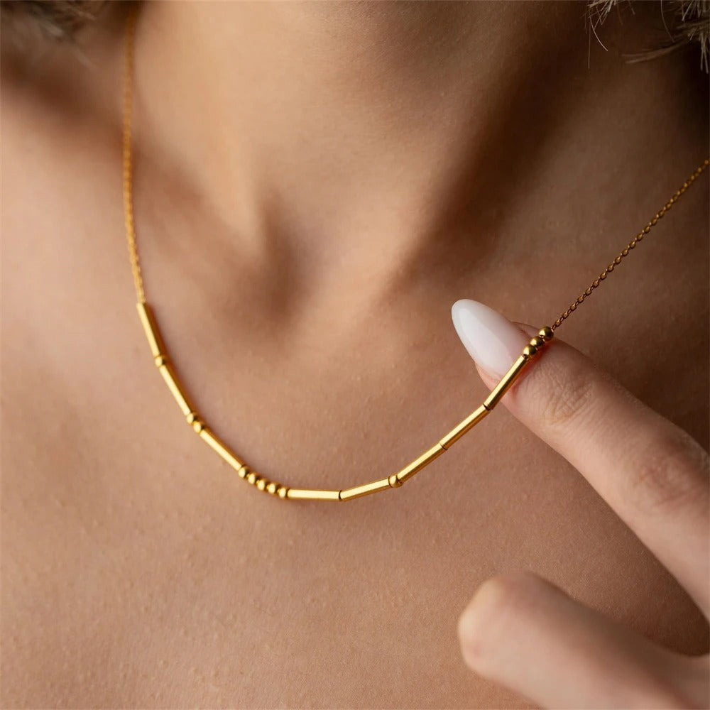 Code Morse Collier
