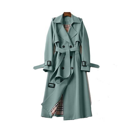 Victoria | Women Double-Breasted belted Trench coat