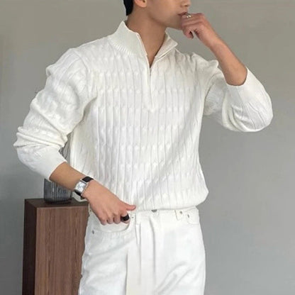 Chaplin Cable Knit Half-Zip