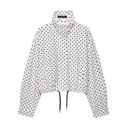 Stilfuld Cropped-Jakke med Pift