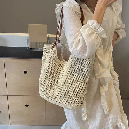 Crochet Tote Shoulder Bag