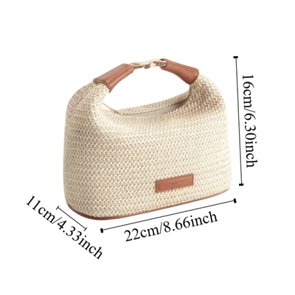 Woven Hobo Shoulder Bag