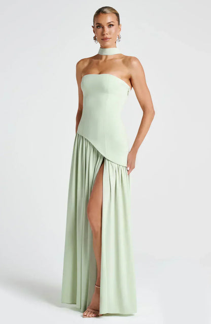 Eleanor | Women Wedding Guest Asymmetric Maxi Dress