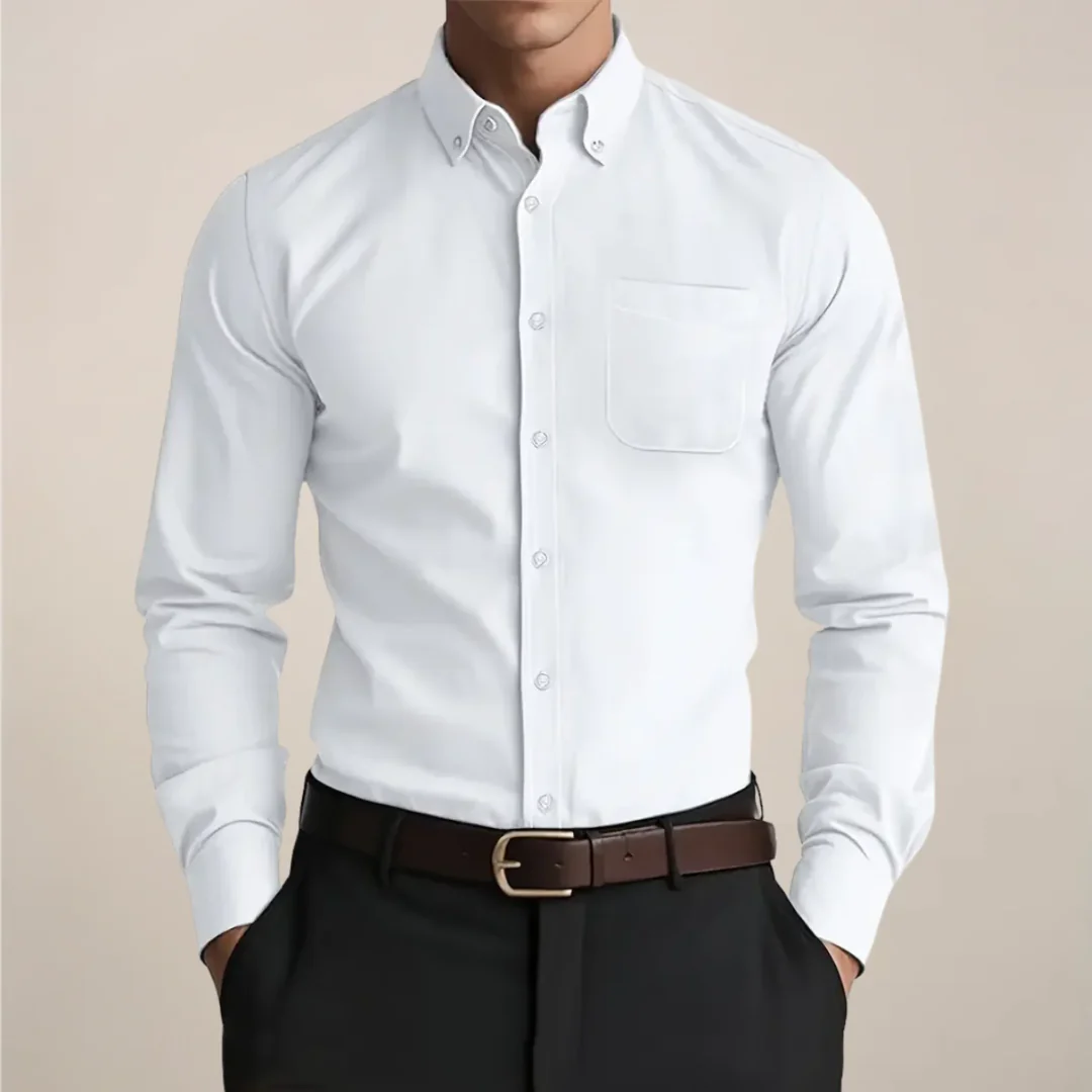 Manfred | Herren Hemd Langarm Klare Optik