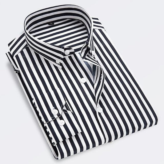 Jeroen - Camisa De Verano a Rayas Transpirable