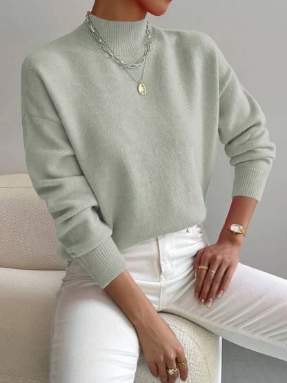 Pull classique à col roulé – Pull en maille douce pour une élégance sans effort