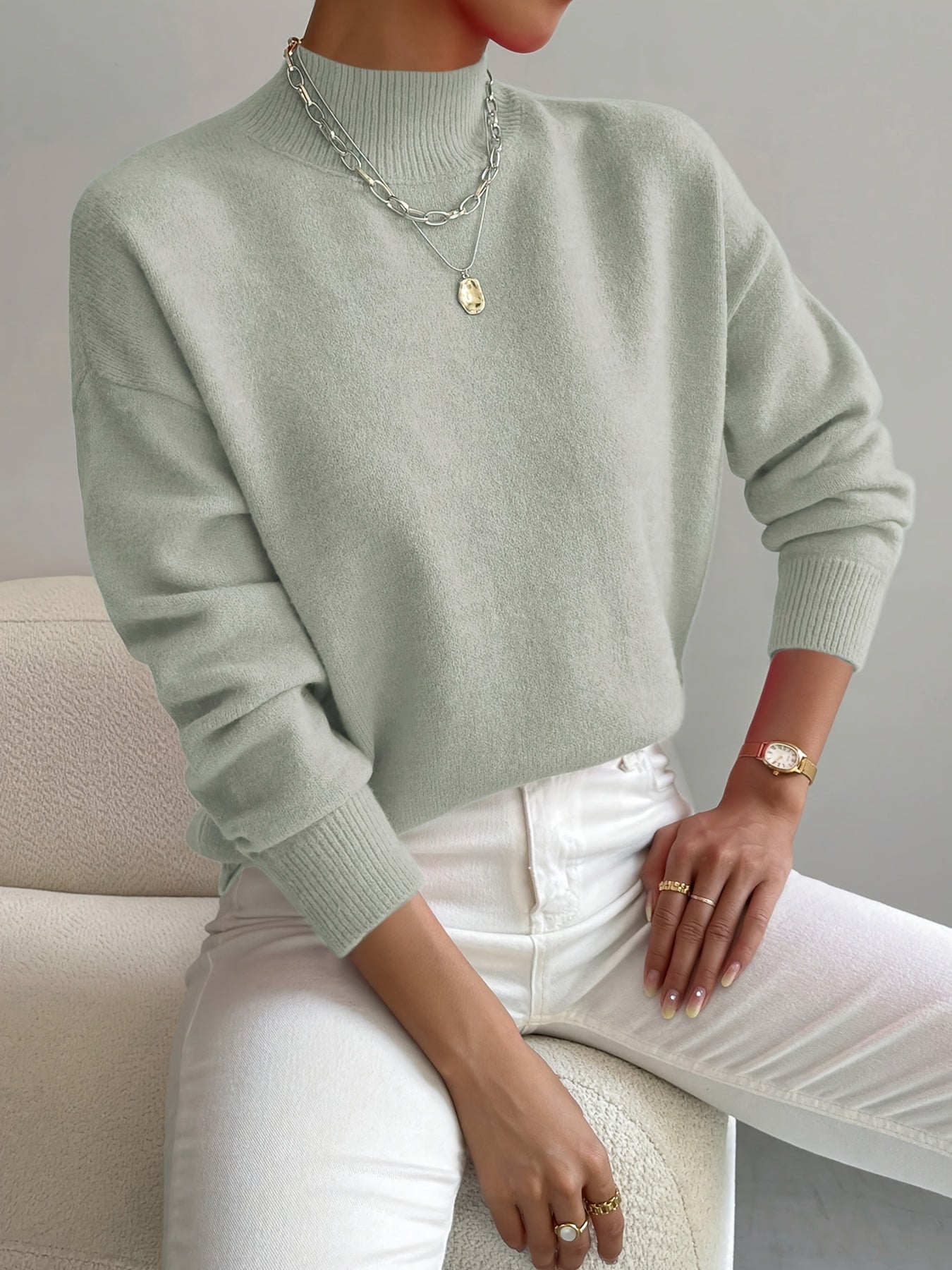 Yvonne – Eleganter & Warmer Damen-Pullover