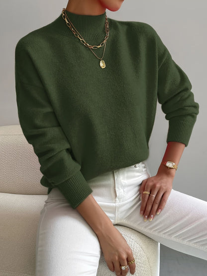 Pull classique à col roulé – Pull en maille douce pour une élégance sans effort