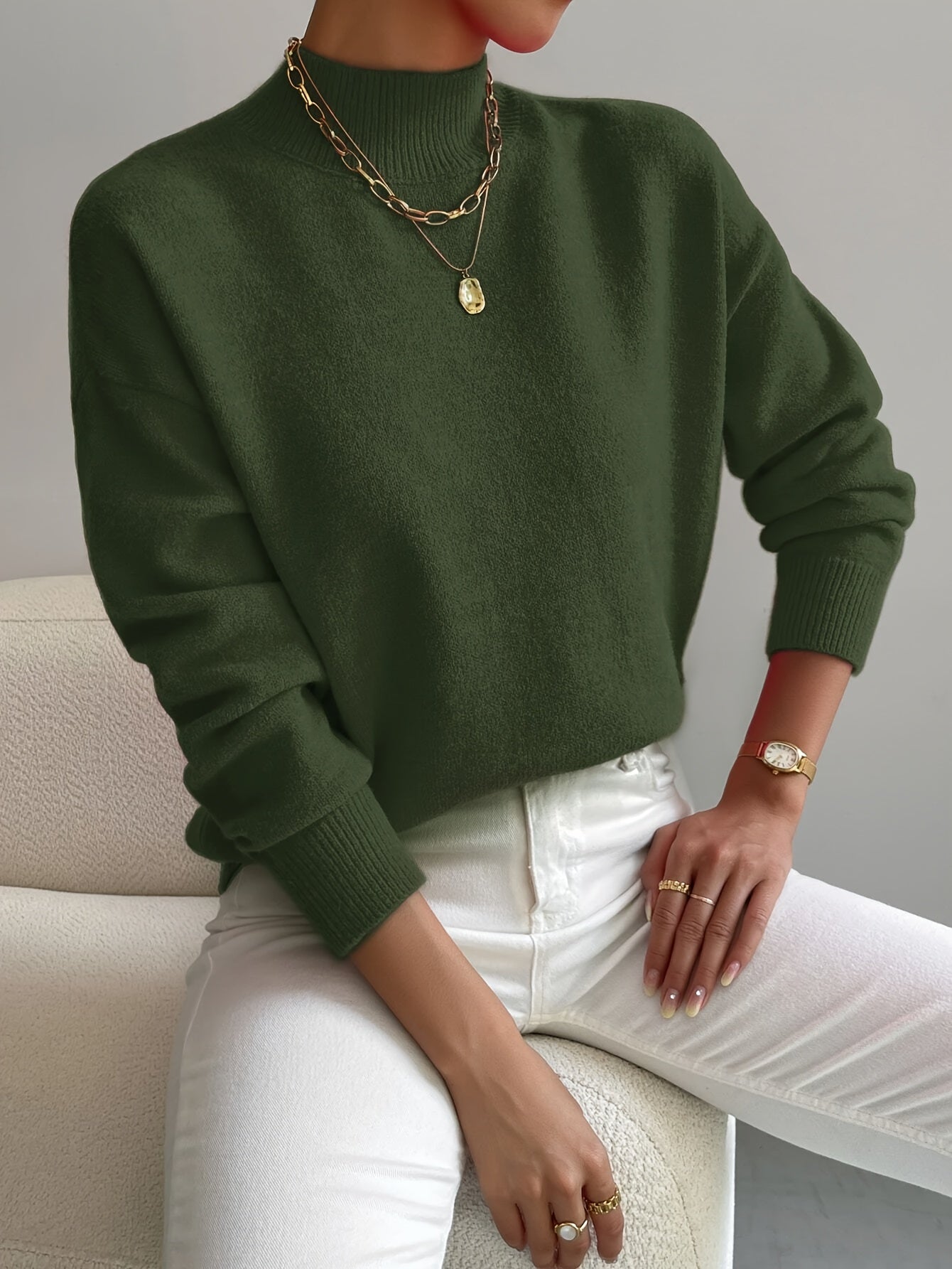 Yvonne – Eleganter & Warmer Damen-Pullover