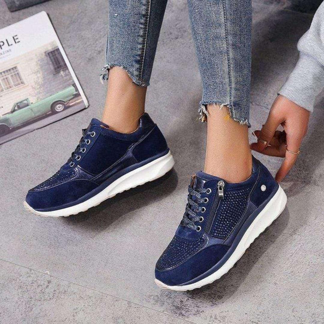 Maribel | Damen Sneaker schlicht und bequem